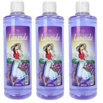 Kit Deo Colônia Lavanda Halley 3x500ml