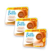 Kit Depil Bella Cera Própolis e Mel 1kg - 3 unidades