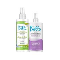 Kit Depil Bella Loção Água de Coco 300ml+Lavanda Melaleuca 500ml