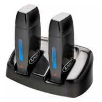 Kit Depilação Base Dupla Mega Bell + 2 Roll-On Preto Bivolt