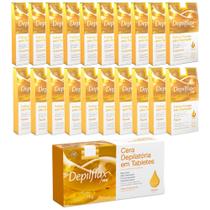Kit depilação cera quente 1kg folhas facial e coproral natural depilflax Kit depilação cera quente 1kg folhas facial e coproral natural depilflax