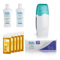 Kit Depilação Roll-on Depil Bella Oleo Lenço Loção