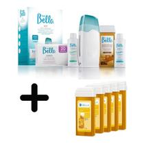 Kit Depilação Sist. Roll-on Bivolt Depil Bellla+5 Cera Refil - DepilBella