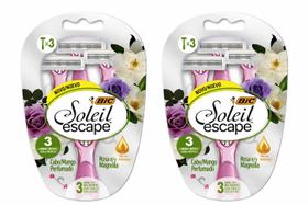 Kit Depilador Soleil Escape 6 unidades rosa magnolia