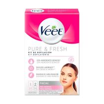 Kit Depilatório Facial Veet Creme+Creme Pos Depilatório 50ml Pure Fresh