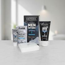 Kit Depilatorio Íntimo Masculino: Creme depilatório Sachê 48g + Creme Depilatório 95g