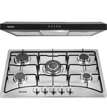 KIT Depurador 80cm Cooktop inox 5 bocas 220v - Suggar