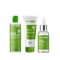 Kit Dermachem Anti Oleosidade Micelar 250ml + Sab 100ml + Sérum 30ml Kit Dermachem Anti Oleosidade Micelar 250ml + Sab 100ml + Sérum 30ml
