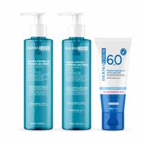 Kit dermachem pele limpa protegida e macia Kit dermachem pele limpa protegida e macia