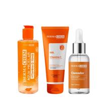 Kit Dermachem Vitamina C Micelar 250ml + Gel 100ml + Sérum 30ml Kit Dermachem Vitamina C Micelar 250ml + Gel 100ml + Sérum 30ml