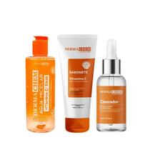 Kit Dermachem Vitamina C Micelar 250ml + Sab 100ml + Sérum 30ml Kit Dermachem Vitamina C Micelar 250ml + Sab 100ml + Sérum 30ml