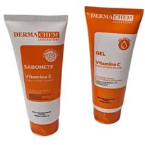 Kit Dermachem Vitamina C Sabonete e Gel Facial Kit Dermachem Vitamina C Sabonete e Gel Facial