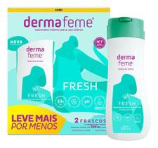 Kit Dermafeme Sabonete Íntimo Fresh 200ml com 2 Unidades Higiene Feminina Kit Dermafeme Sabonete Íntimo Fresh 200ml com 2 Unidades Higiene Feminina