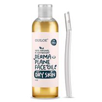 Kit Dermaplane Ouiloe para Pele Seca - 120ml - com Óleo e Lâmina