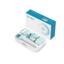 Kit Dermaroller ONLYSKY BEAUTY 10 em 1 com rolo de gelo de jade