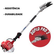 KIT Derriçador Mãozinha de Café Duplo Pro 2 com Motor de Alta Potência Nakashi NK 270 á Gasolina 2T