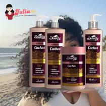 Kit Desalfy Hair Linha D Cachos Com Óleo de Ojon proteínas e vitamina E 4x1L