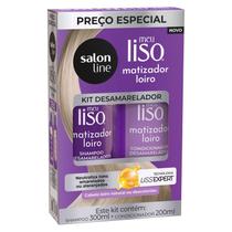 Kit Desamarelador Shampoo 300 Condicionador 200ml Salon Line Kit Desamarelador Shampoo 300 Condicionador 200ml Salon Line