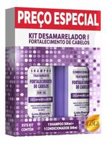 Kit Desamarelador Shampoo Condicionador 300ml Gota Dourada