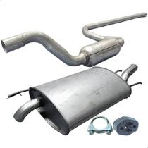 Kit Descarga Abafador + Silencioso Ford Ka 1.0 8v 2012 2014