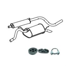 Kit Descarga Abafador + Silencioso Palio 1.8 8v 2006 2011 Kit Descarga Abafador + Silencioso Palio 1.8 8v 2006 2011