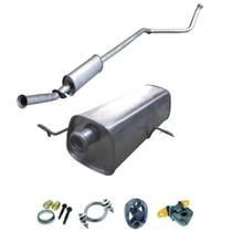 Kit Descarga Abafador + Traseiro C4 Hatch 1.6 16v 2010 2014