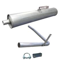 Kit Descarga Silencioso + Tubo Caminhão 608d 608e 71 87 Kit Descarga Silencioso + Tubo Caminhão 608d 608e 71 87