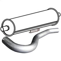 Kit Descarga Silencioso + Tubo Traseiro Caminhão 709 88 A 97 Kit Descarga Silencioso + Tubo Traseiro Caminhão 709 88 A 97