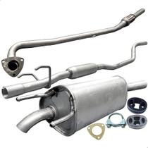 Kit Descarga Tubo+ Abafador+ Traseiro Celta 1.0 8v 2005 2006