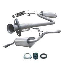 Kit Descarga Tubo + Abafador + Traseiro Uno Mille 2006 2009
