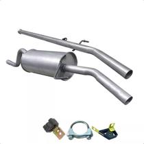 Kit Descarga Tubo + Silencioso Clio Sedan 1.6 8v 2001 2012 Kit Descarga Tubo + Silencioso Clio Sedan 1.6 8v 2001 2012