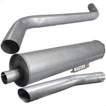 Kit Descarga Tubos + Silencioso F2000 Motor Mwm 1980 A 1992 Kit Descarga Tubos + Silencioso F2000 Motor Mwm 1980 A 1992