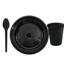 Kit Descartavel 750 Peças C/Colher Sobremesa Festa Decoração