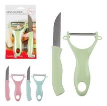 Kit Descascador De Legumes Com Faca