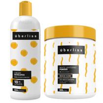 Kit Descoloração 1 Água Oxigenada 10 Vol. 1 Pó Descolorante Classic Uberliss Avlon