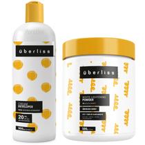 Kit Descoloração 1 Água Oxigenada 20 Vol. 1 Pó Descolorante Curly Uberliss Avlon