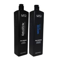 Kit Descoloração KPro 1 New Oxi 40 Vol. 900ML 1 Emulsão Oxidante 4 Vol. 900ML