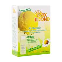 Kit Descolorante Max Blond Camomila Pelo Dourado Macio 20g