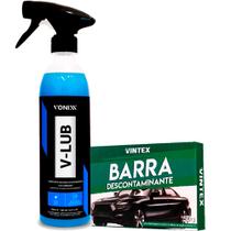 Kit Descontaminação de Pintura V-lub Barra V-bar 100g Vonixx