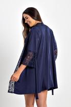 Kit desejo camisola sexy e robe luxo Kit desejo camisola sexy e robe luxo
