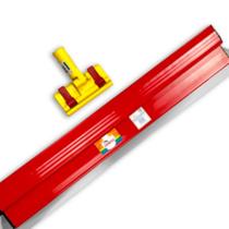 Kit Desempenadeira De Aço Flexível Compel Inox Com Suporte Alongador Para Argamassa Massa Corrida Pedreiros Pintores Construções e Obras Profissional