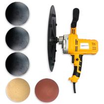 KIt Desempenadeira Elétrica MDE Com Disco de Ferro ou Plástico Polipropileno Ø380mm Menegotti Profissional