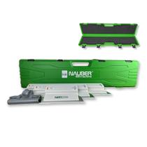 Kit Desempenadeiras Berox Com Case e Suporte Nauber Branco Polímero Técnico Organização E Transporte Seguro Para Acabamento Preciso Em Pisos e Paredes