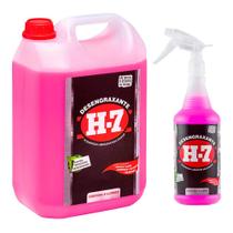 Kit Desengraxante Removedor Multiuso 5 Litros Com Spray 1L - H7