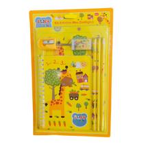 Kit desenho artístico infantil meu zoologico 7 peças - fofy Kit desenho artístico infantil meu zoologico 7 peças - fofy