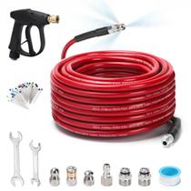 Kit Desentupidor de Esgoto SEPLY 30,5 m 5800 PSI 1/4" NPT Kit Desentupidor de Esgoto SEPLY 30,5 m 5800 PSI 1/4" NPT