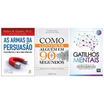 Kit Desenvolvimento da Mente - As Armas da Persuasão + Como Convencer Alguém em 90 Segundos + Gatilhos Mentais Kit Desenvolvimento da Mente - As Armas da Persuasão + Como Convencer Alguém em 90 Segundos + Gatilhos Mentais