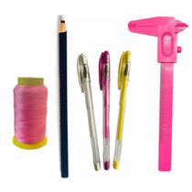 Kit design Sobrancelhas Linha, paquímetro, 3 caneta e lápis - Eclépcya
