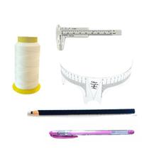 Kit Design Sobrancelhas - marcação com caneta gel rosa