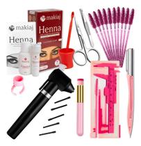 Kit Designer De Sobrancelhas Quite Hena Mate Castanho Claro Kit Designer De Sobrancelhas Quite Hena Mate Castanho Claro